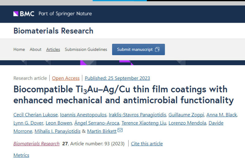 Northumbria University Publish Biomedical Paper - Mi-Net